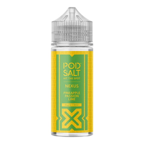 Nexus Pineapple Passion Lime 100ml Shortfill E-Liquid by Pod Salt