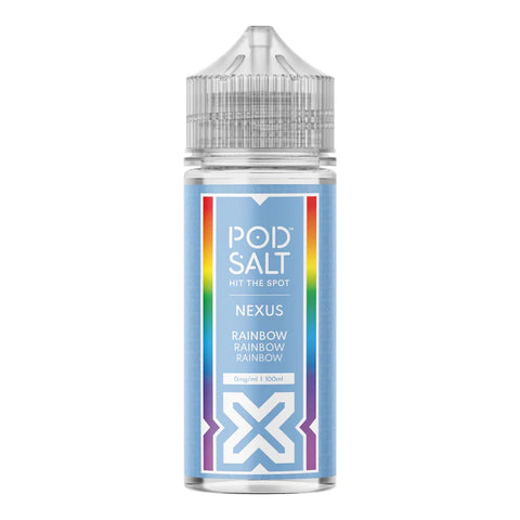 Nexus Rainbow 100ml Shortfill E-Liquid by Pod Salt