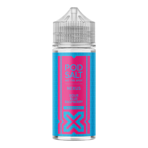 Nexus Sour Blue Raspberry 100ml Shortfill E-Liquid by Pod Salt