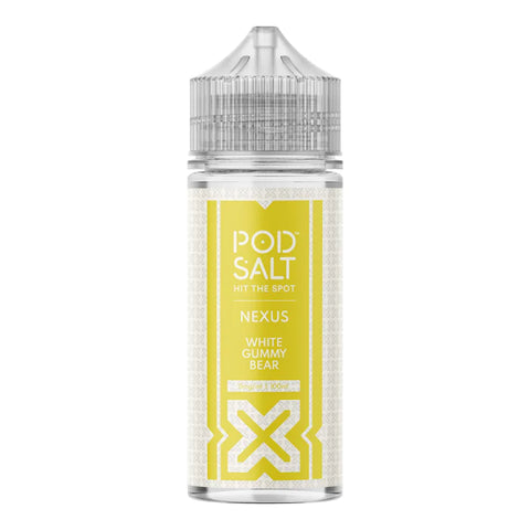 Nexus White Gummy Bear 100ml Shortfill E-Liquid by Pod Salt