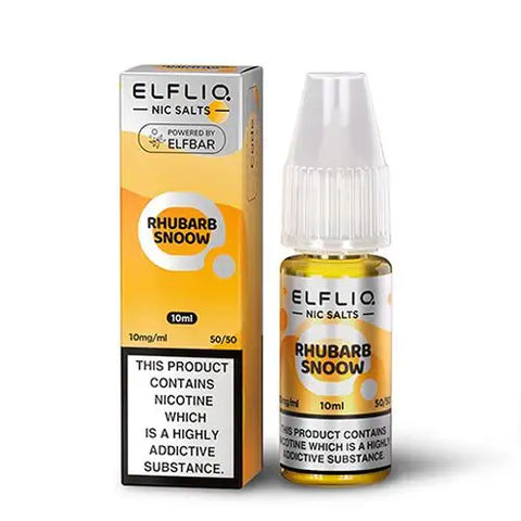 ELFLIQ Rhubarb Snoow 10ml Nic Salt E-Liquid by Elf Bar