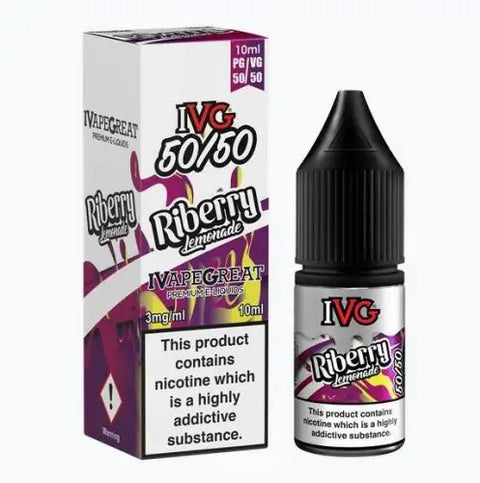 Riberry Lemonade 10ml 50/50 E-Liquid by IVG