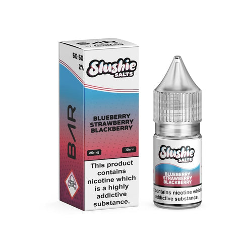 Blueberry Strawberry Blackberry 10ml Nic Salt E-Liquid by Slushie Bar Salts