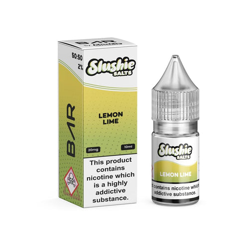 Lemon Lime 10ml Nic Salt E-Liquid by Slushie Bar Salts