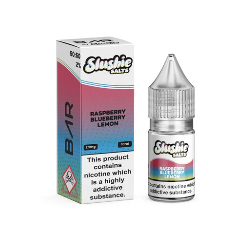 Raspberry Blueberry Lemon 10ml Nic Salt E-Liquid by Slushie Bar Salts