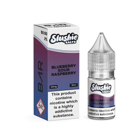 Blueberry Sour Raspberry 10ml Nic Salt E-Liquid by Slushie Bar Salts