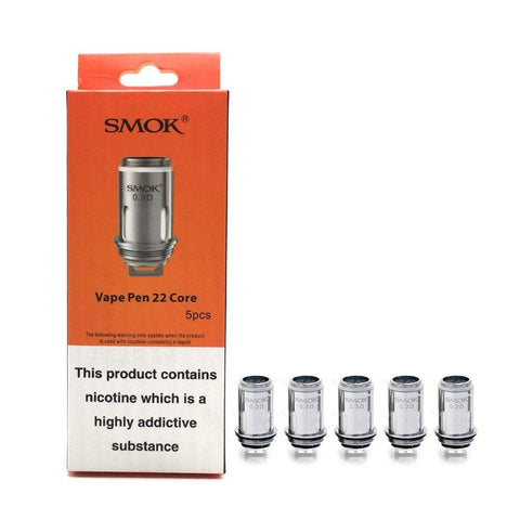 SMOK Vape Pen 22 0.25Ohm Replacement Coils Pack of 5