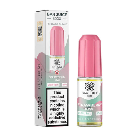 Strawberry Kiwi 10ml Nic Salt E-Liquid by Bar Juice 5000