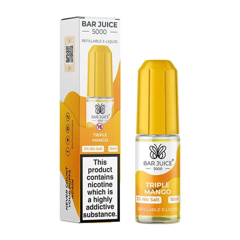 Triple Mango 10ml Nic Salt E-Liquid by Bar Juice 5000