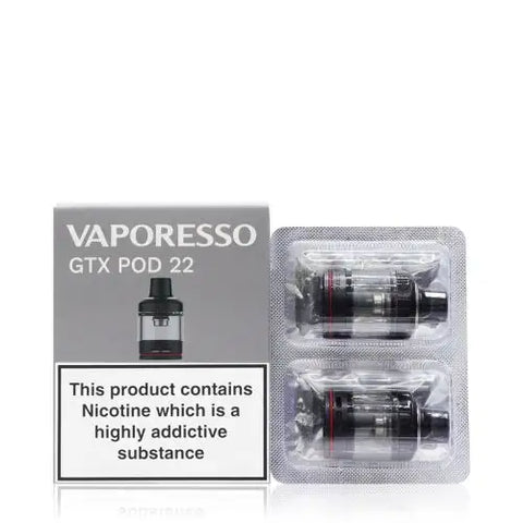 Vaporesso GTX 22 Replacement Pods 2ml Pack of 2